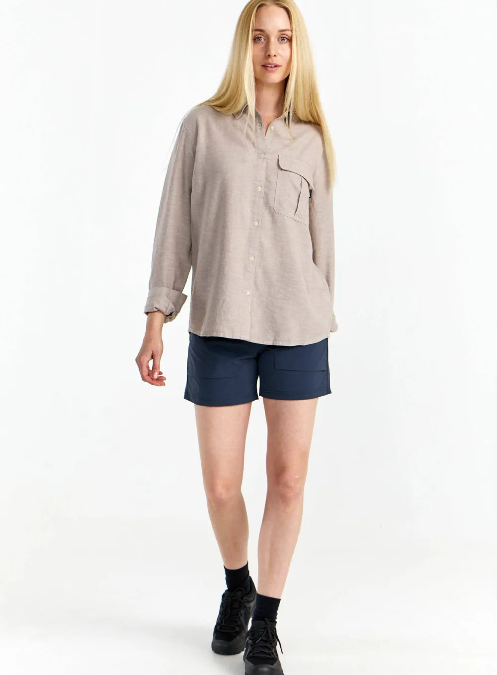 Urberg Women's Hemp LS Shirt Midnight Navy