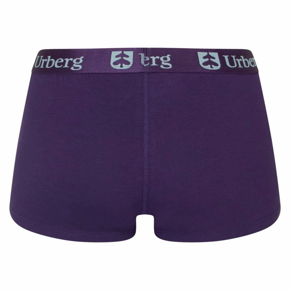 Urberg Women's Isane 3-pack Bamboo Boxers Black Beauty/Bright White/Grape Black Beauty+Bright White+Grape New