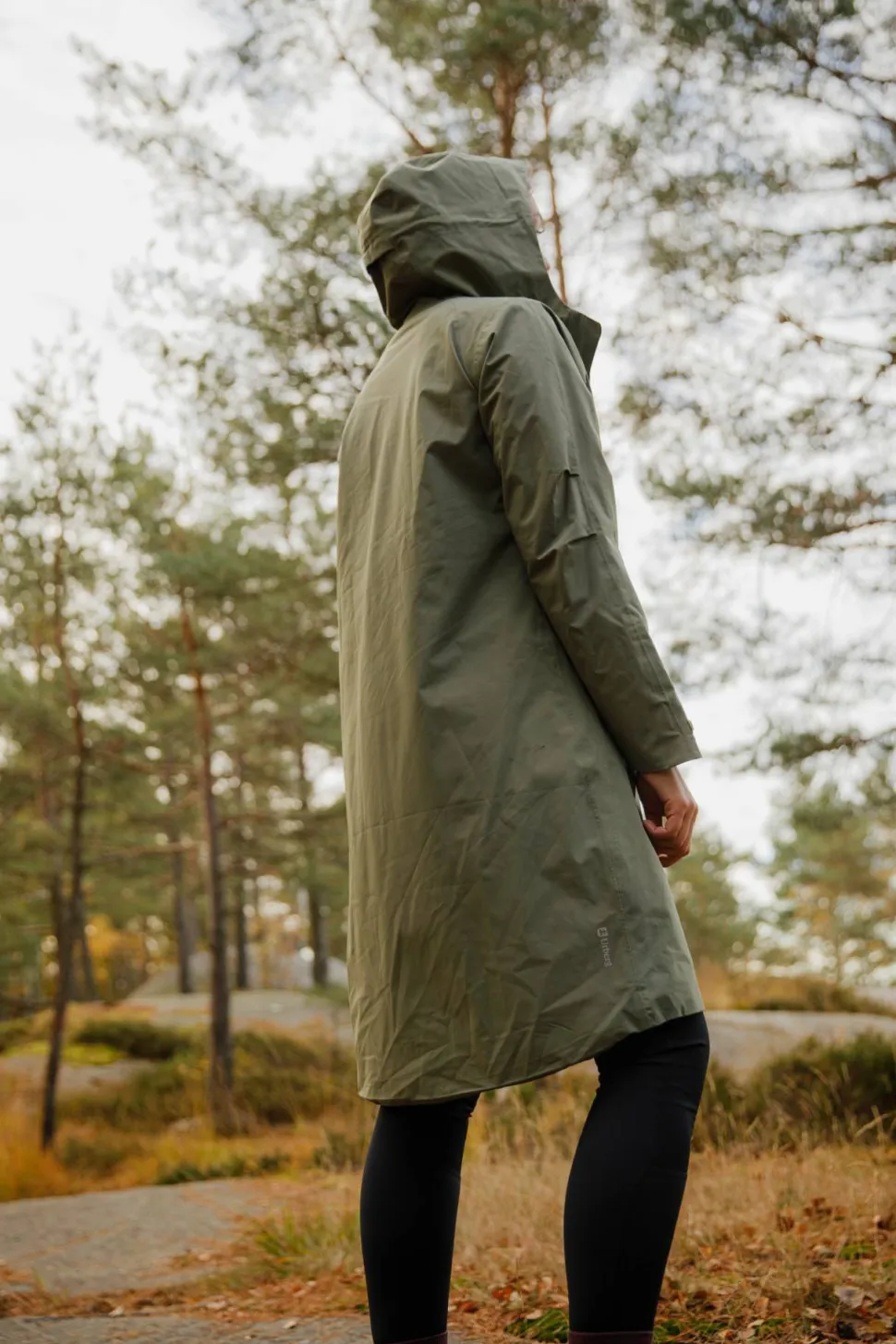 Urberg Women's 2L Rain Coat Black Beauty
