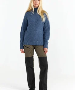 Urberg Women's Moss Knit Sweater Blue Melange Outlet