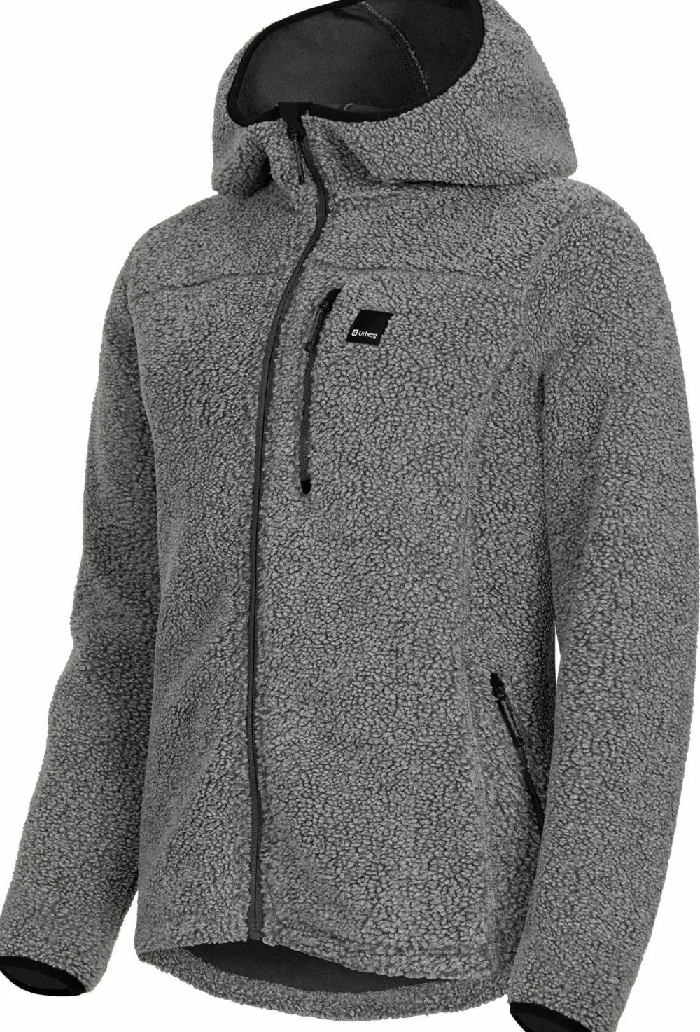 Urberg Women's Pile Hoodie Grey Melange Discount