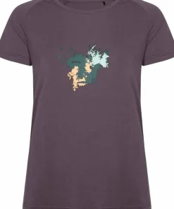 Urberg Women's Printed Tree Tee Huckleberry