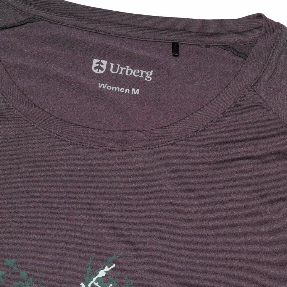 Urberg Women's Printed Tree Tee Huckleberry
