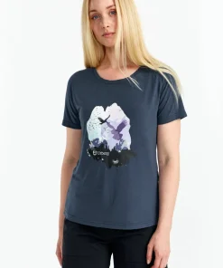 Urberg Women's Printed Tree Tee Midnight Navy New