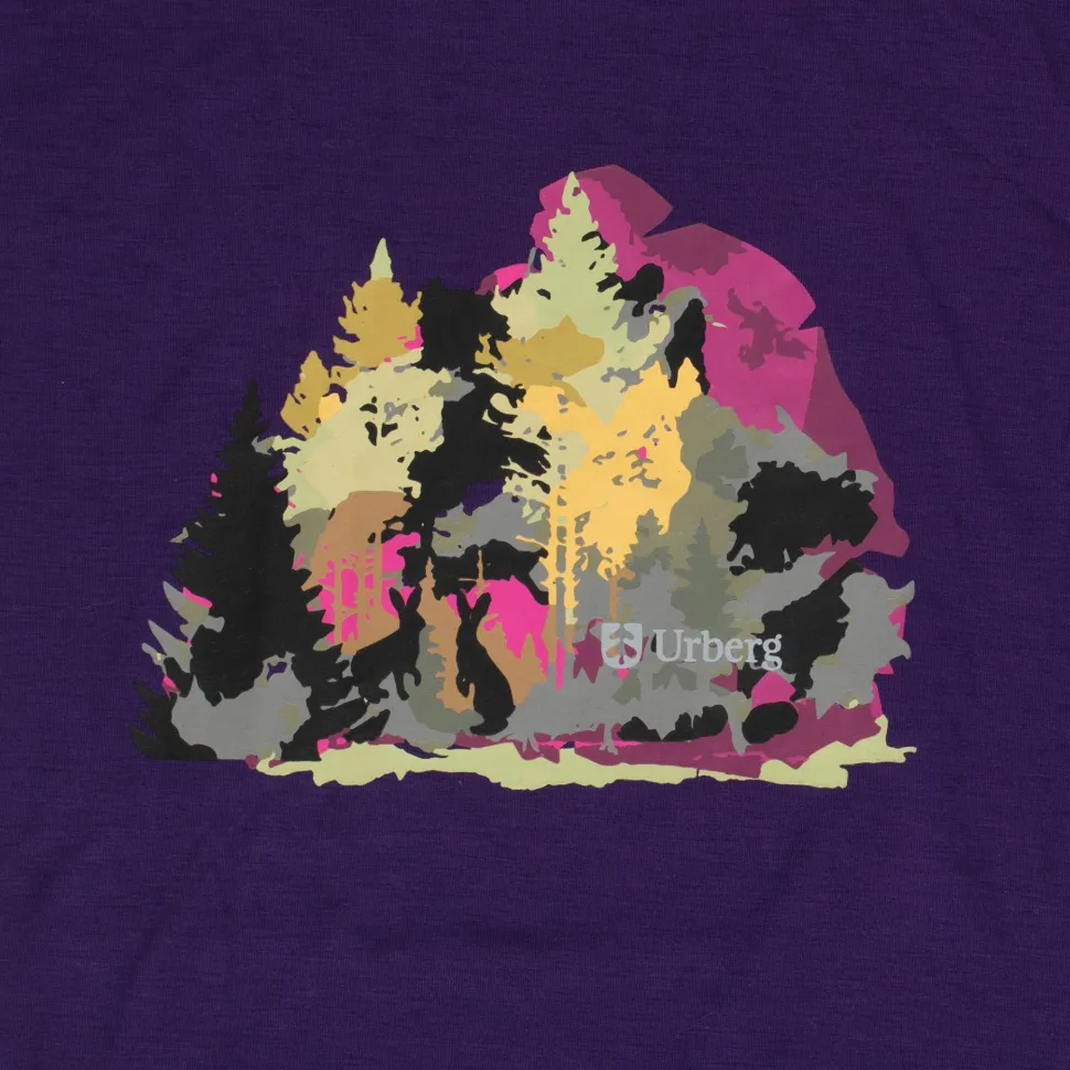 Urberg Women's Printed Tree Tee Grape