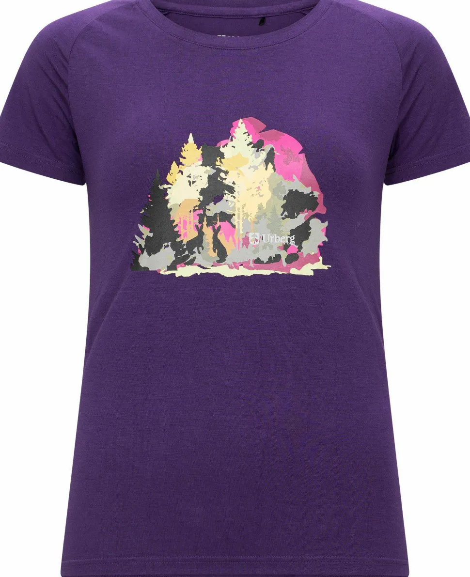 Urberg Women's Printed Tree Tee Grape