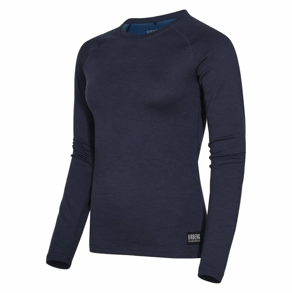 Urberg Women's Selje Merino-Bamboo Top Dark Navy Discount