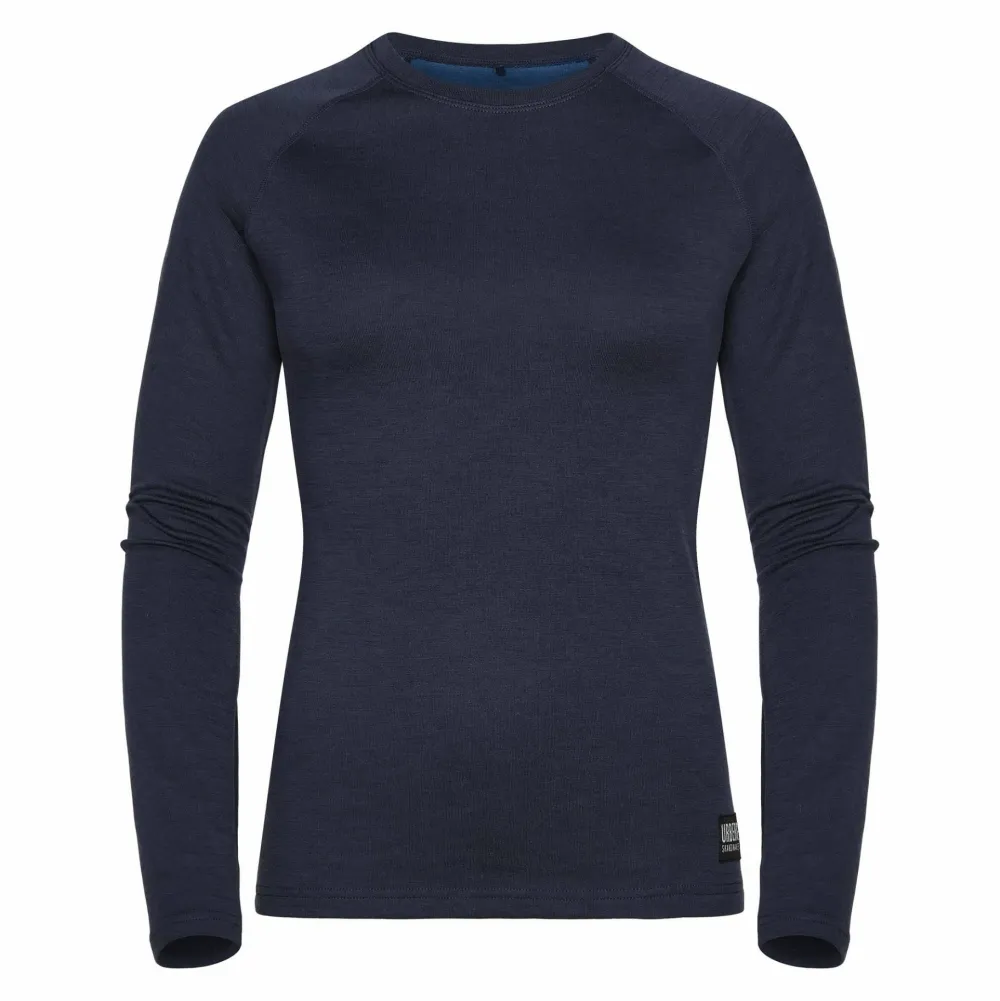 Urberg Women's Selje Merino-Bamboo Top Dark Navy Discount