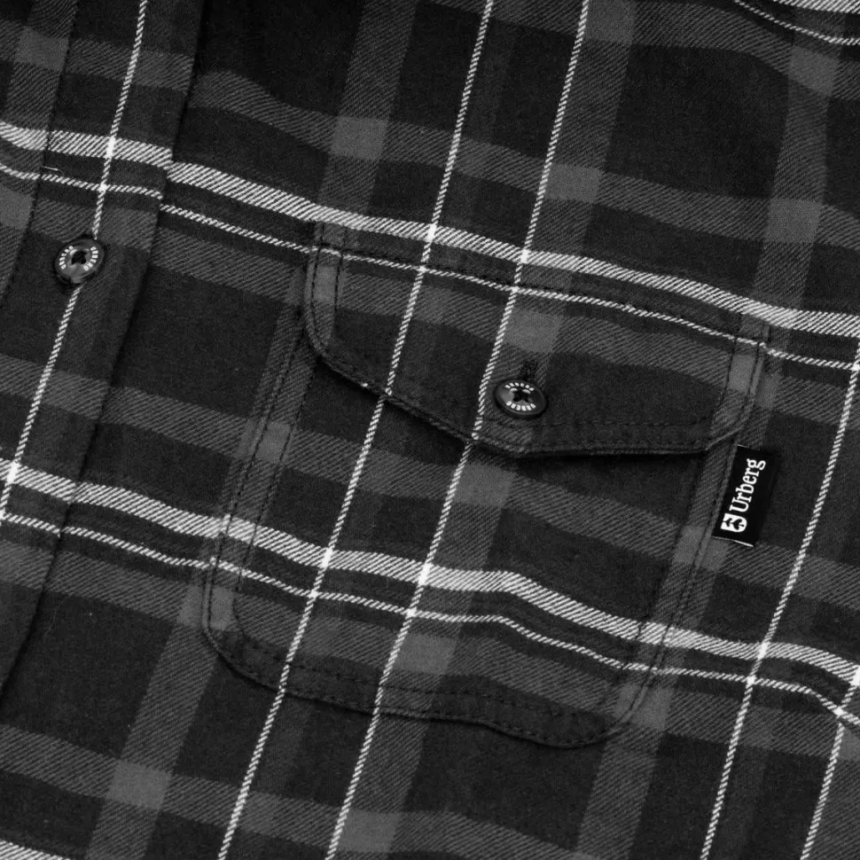 Urberg Women's Trollstein LS Flannel Shirt Black Beauty