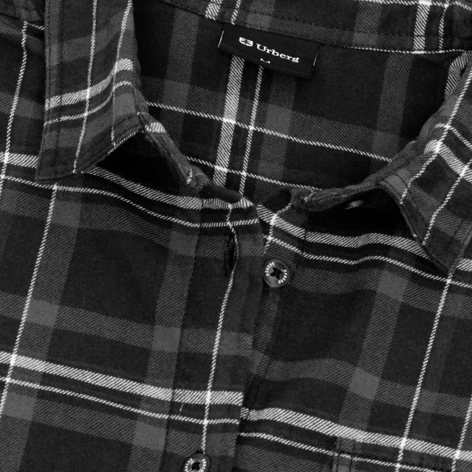 Urberg Women's Trollstein LS Flannel Shirt Black Beauty