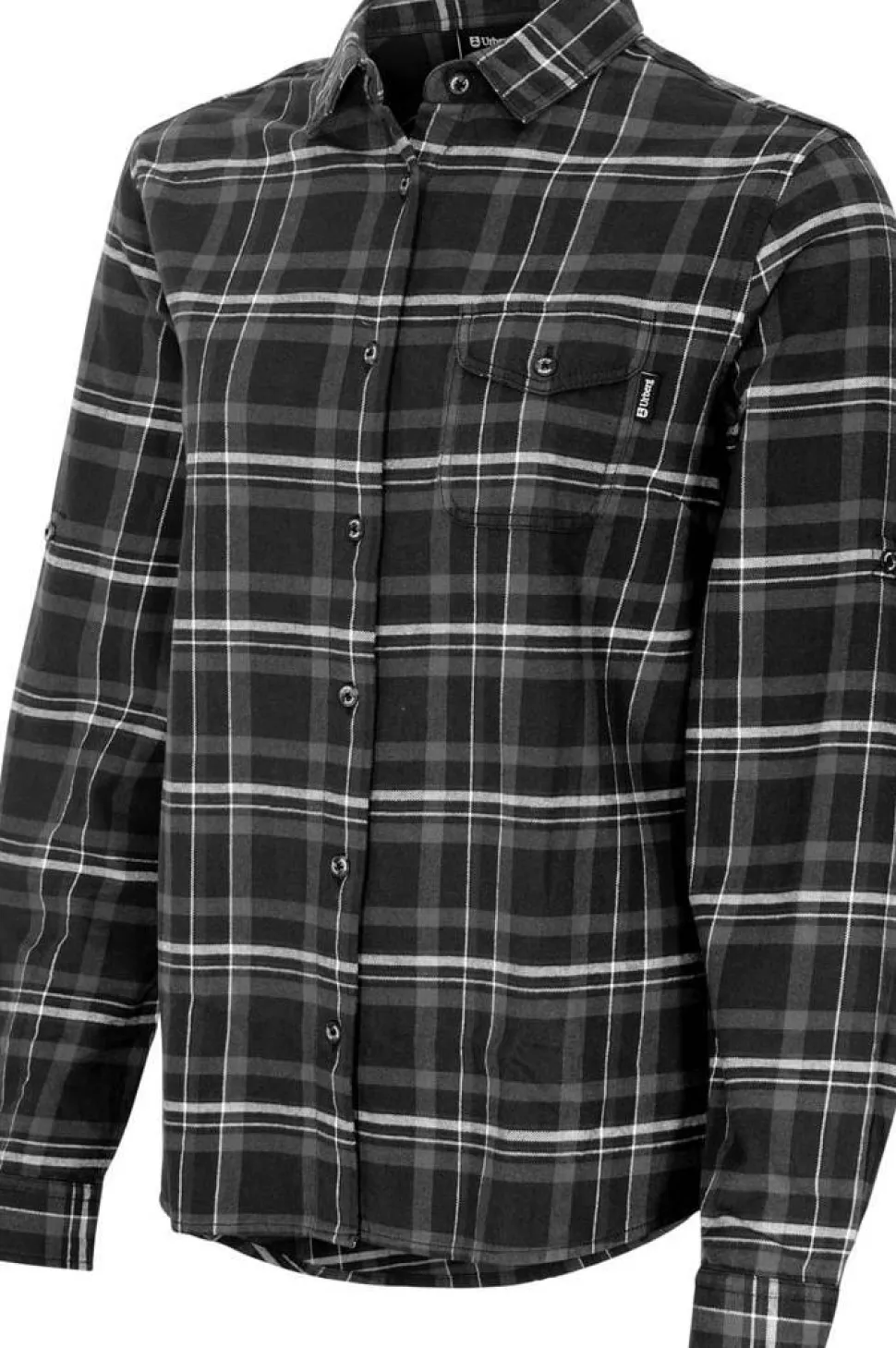 Urberg Women's Trollstein LS Flannel Shirt Black Beauty