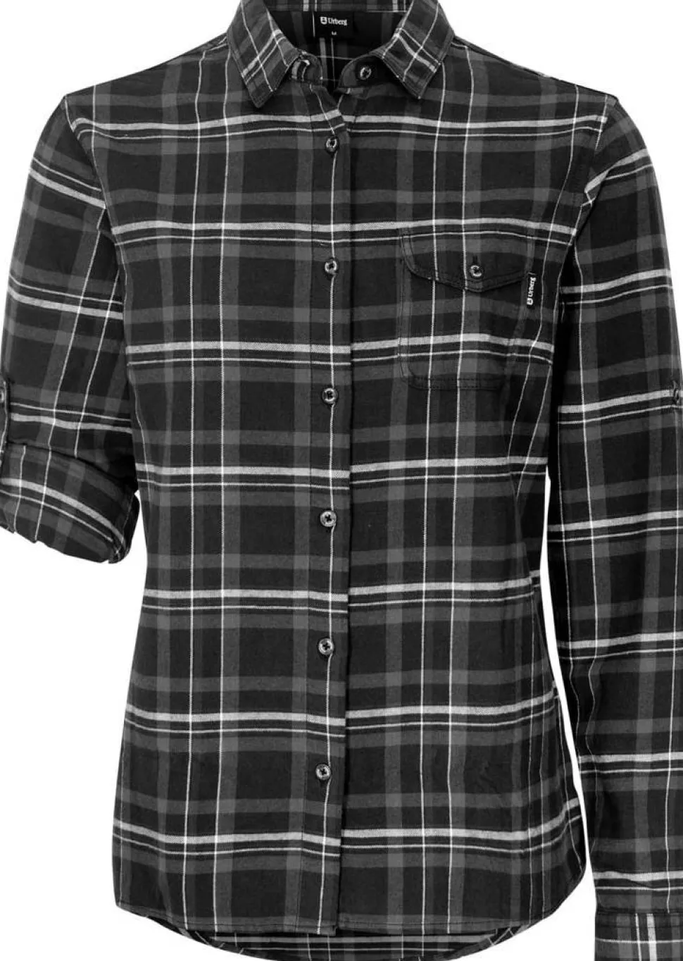 Urberg Women's Trollstein LS Flannel Shirt Black Beauty