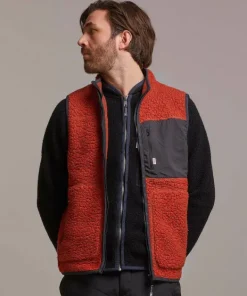 Varg Men's Vargön Wool Vest Retro Orange