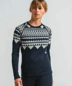 Varg Women's Mattmar Baselayer Top Ink Blue