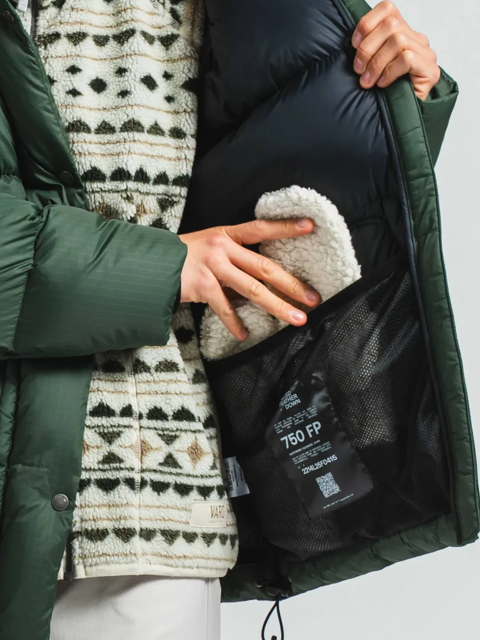 Varg Women's Tvärå Down Jacket Ivy Green
