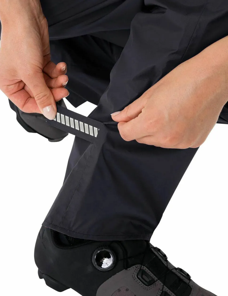 VAUDE Women's Drop II Rain Pants Black/Black