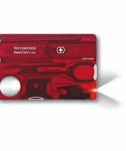 Victorinox SwissCard Lite Red Transparent Discount