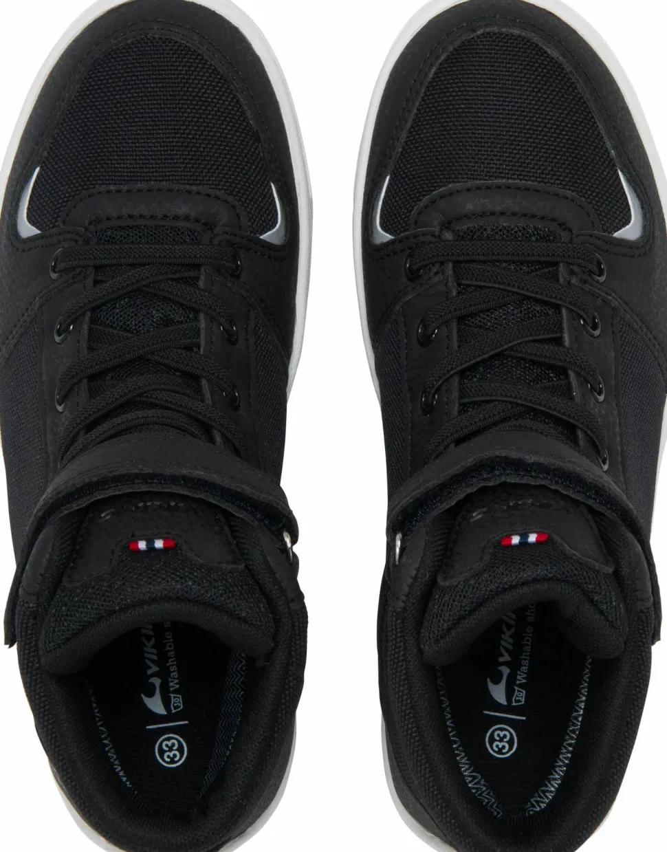 Viking Footwear Junior's Leon Mid Waterproof 1v Black/eggshell