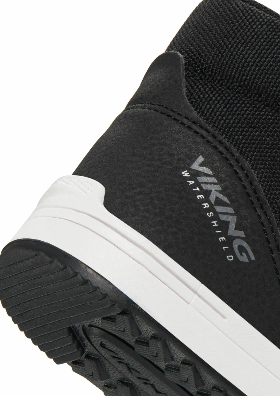 Viking Footwear Junior's Leon Mid Waterproof 1v Black/eggshell