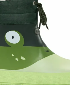 Viking Footwear Kids' Alv Barefoot Paw Print Light Green/Green Best