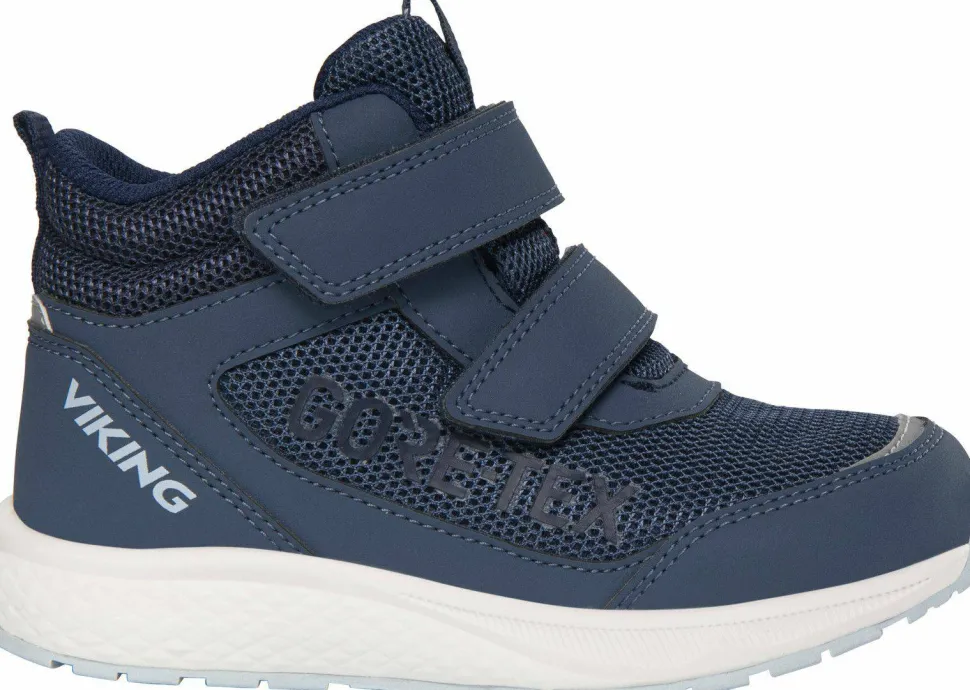 Viking Footwear Kid's Bouncy Mid Gore-Tex Dark Blue