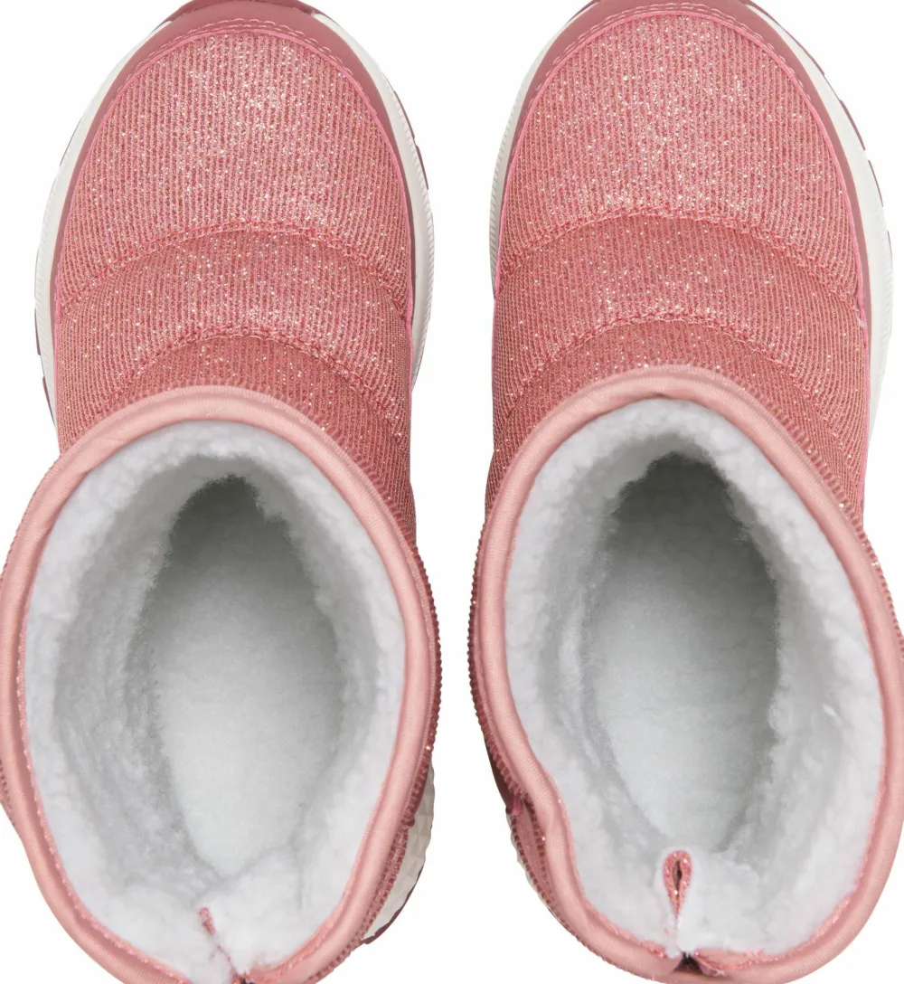 Best Kid's Equip Glitter Warm Waterproof Pull On Barn Vandringsskor Barn