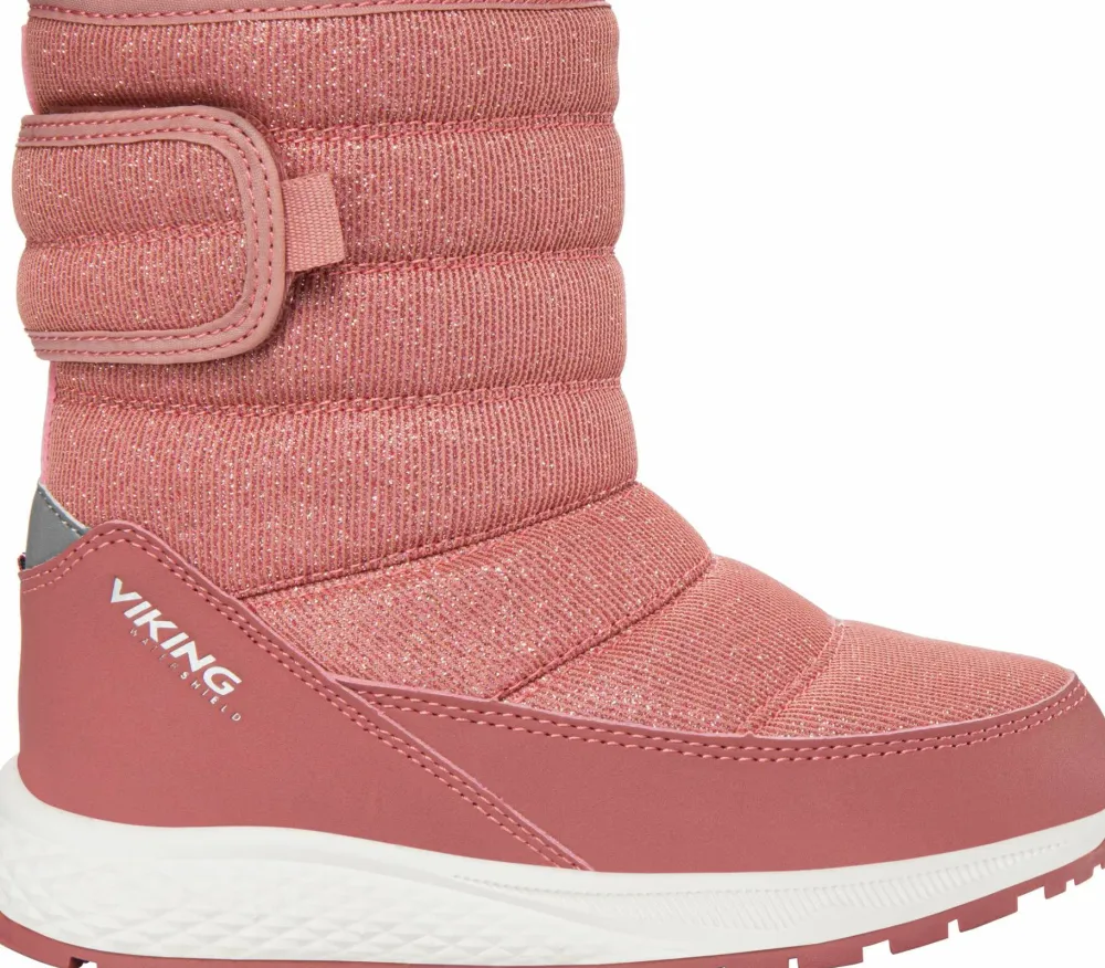 Best Kid's Equip Glitter Warm Waterproof Pull On Barn Vandringsskor Barn
