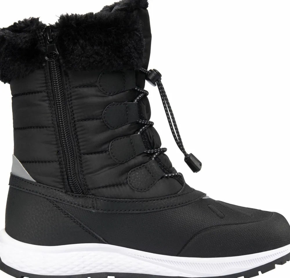 Viking Footwear Kids' Equip Warm Waterproof Zip Black/Granite Best