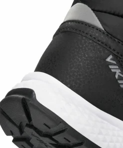 Viking Footwear Kids' Equip Warm Waterproof Zip Black/Granite Best