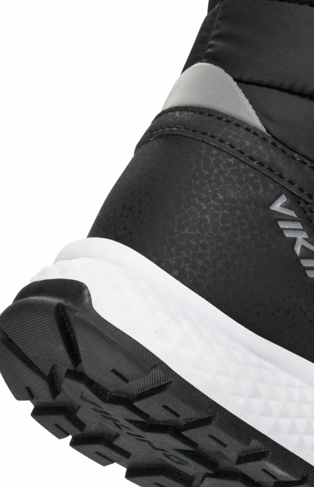 Viking Footwear Kids' Equip Warm Waterproof Zip Black/Granite Best
