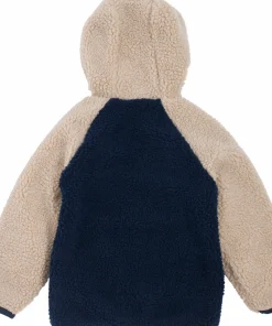 Viking Footwear Kids' Play Reversible Pile Jacket Navy