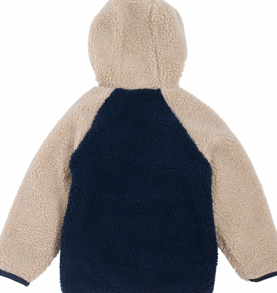 Viking Footwear Kids' Play Reversible Pile Jacket Navy