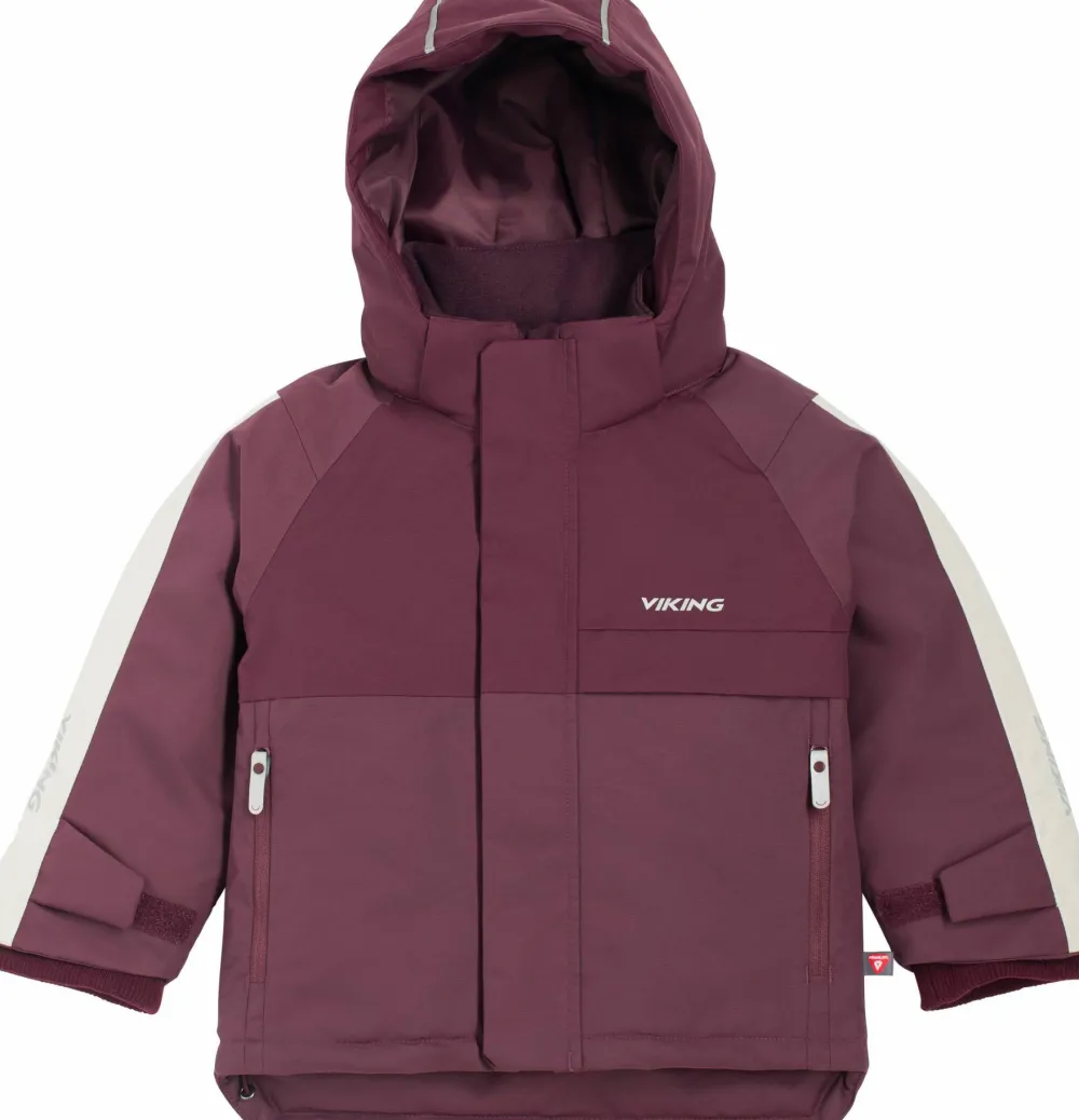 Viking Footwear Kids' Play Winter Jacket Thermal Plum Outlet