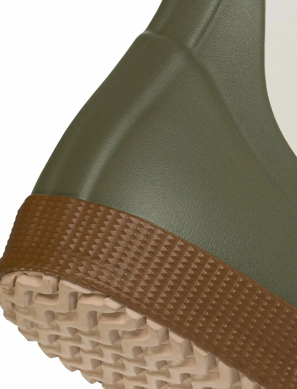Viking Footwear Seilas Heritage Low Rubber Boot Olive/Brown Clearance