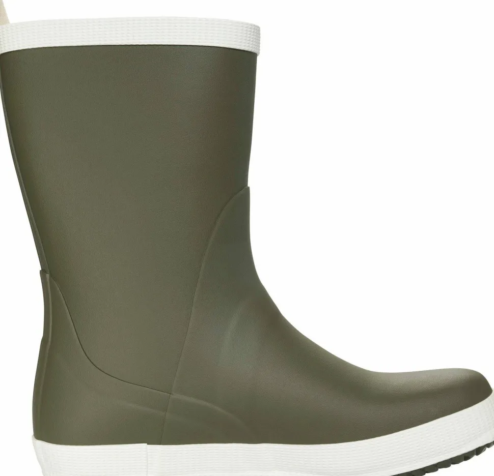 Viking Footwear Seilas Heritage Rubber Boot Olive/eggshell