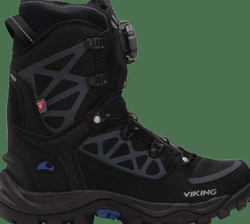 Viking Footwear Unisex Constrictor III High Waterproof Boa Black/Silver Clearance