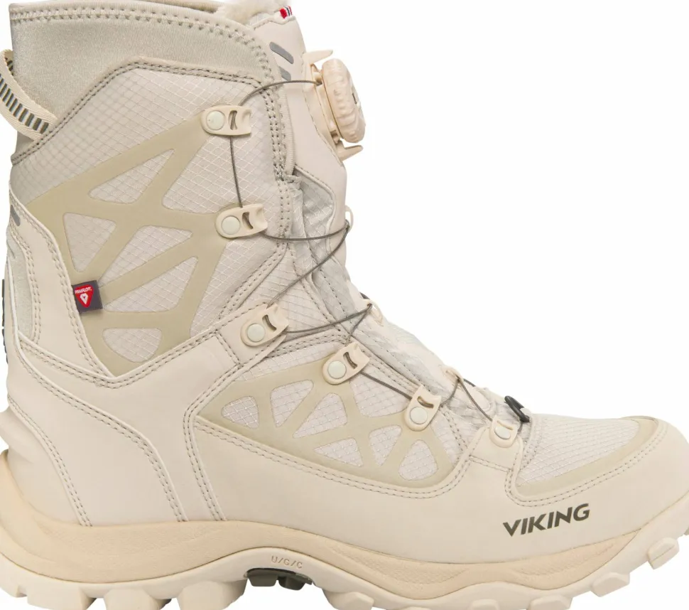 Viking Footwear Unisex Constrictor III High Waterproof Boa Cream