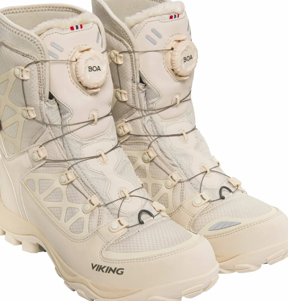 Viking Footwear Unisex Constrictor III High Waterproof Boa Cream