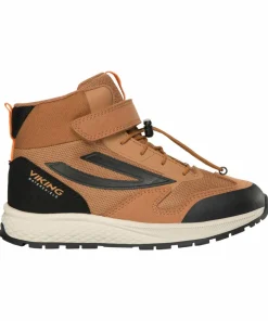 Viking Juniors' Century Mid Waterproof 1V Speedlace Camel