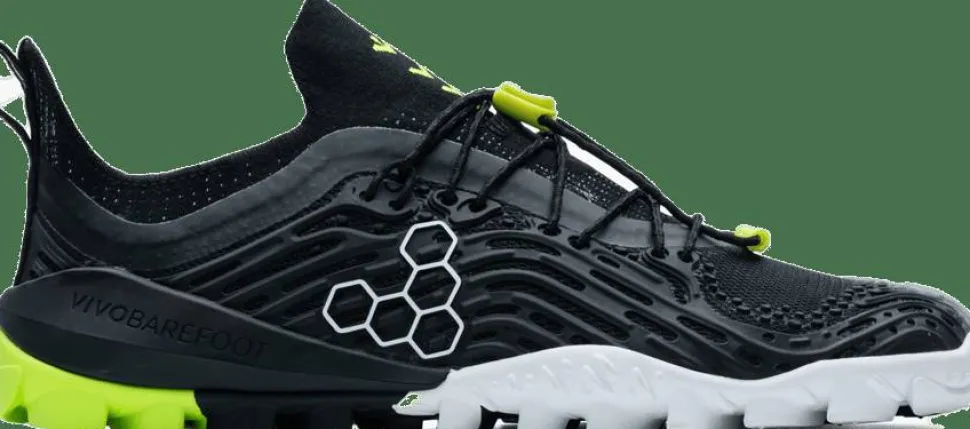 Vivobarefoot Men's Hydra ESC Obsidian/Safety Yellow