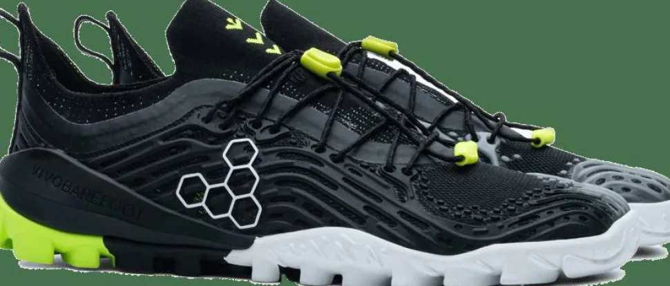 Vivobarefoot Men's Hydra ESC Obsidian/Safety Yellow