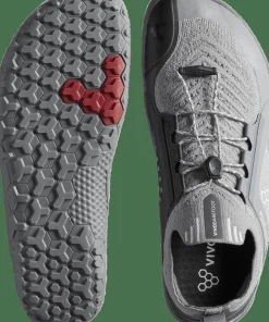 Vivobarefoot Men's Primus Trail Knit FG Ultime Gray