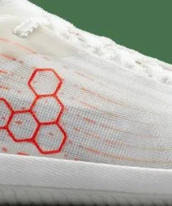 Vivobarefoot Men's Primus Flow Bright White/Neon Orange