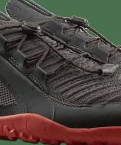 Vivobarefoot Men's Primus Trail Knit FG Obsidian/cherry Tomato