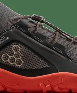 Vivobarefoot Men's Primus Trail Knit FG Obsidian/cherry Tomato