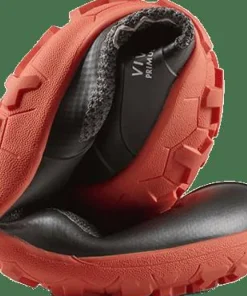 Vivobarefoot Men's Primus Trail Knit FG Obsidian/cherry Tomato