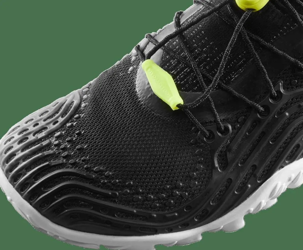 Vivobarefoot Women's Hydra ESC Obsidian/Safety Yellow Discount