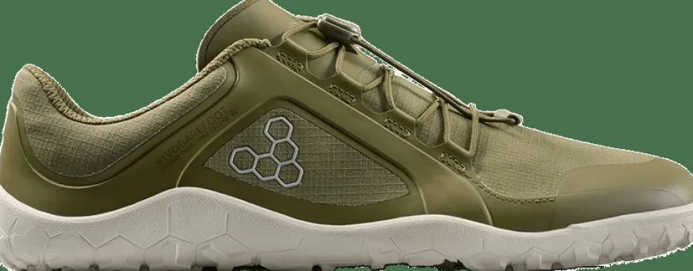 Vivobarefoot Women's Primus Trail III All Weather FG Dark Olive/White