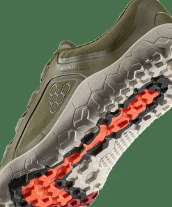 Vivobarefoot Women's Primus Trail III All Weather FG Dark Olive/White