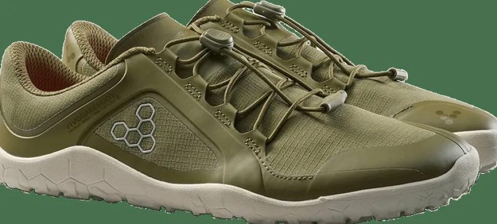 Vivobarefoot Women's Primus Trail III All Weather FG Dark Olive/White